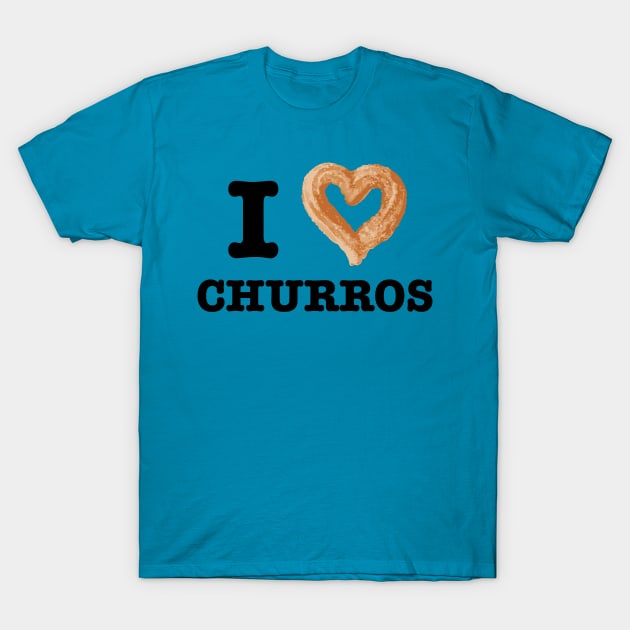 I Love Churros - Churro T-Shirt by fromherotozero